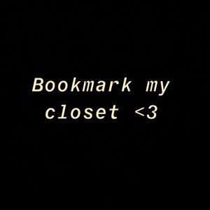 Bookmark my closet!